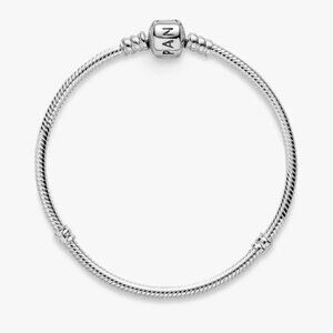Pandora Moments Barrel Clasp Snake Chain Bracelet